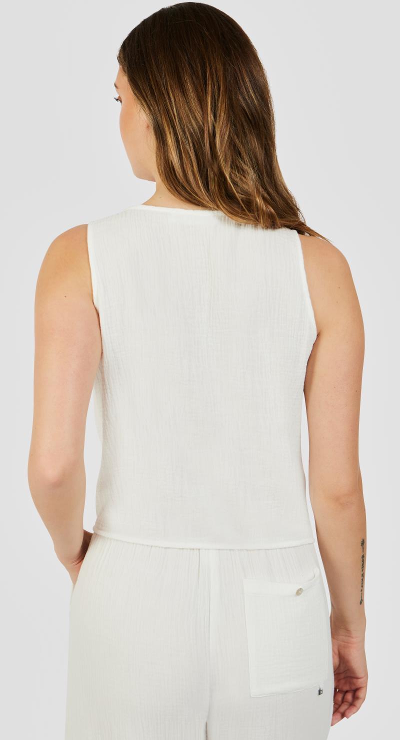 Maratha Tank - Womens - White 4