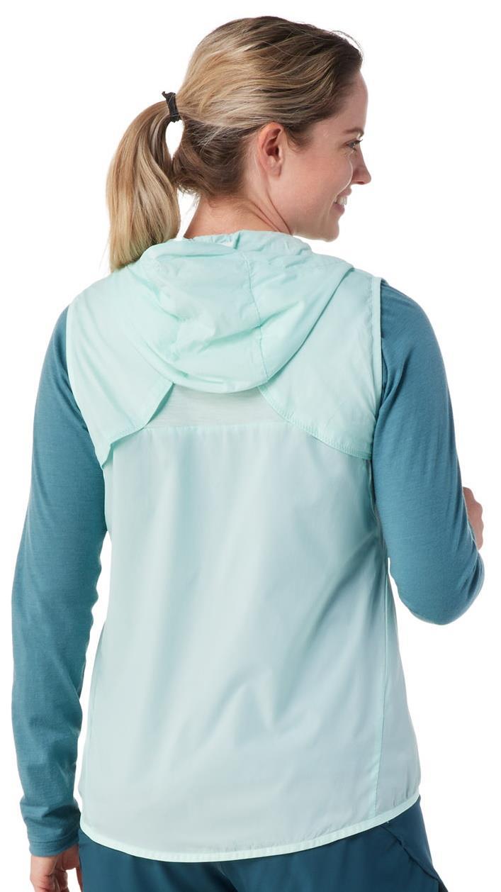 Merino Sport Ultralite Vest - Womens - Bleached Aqua 3