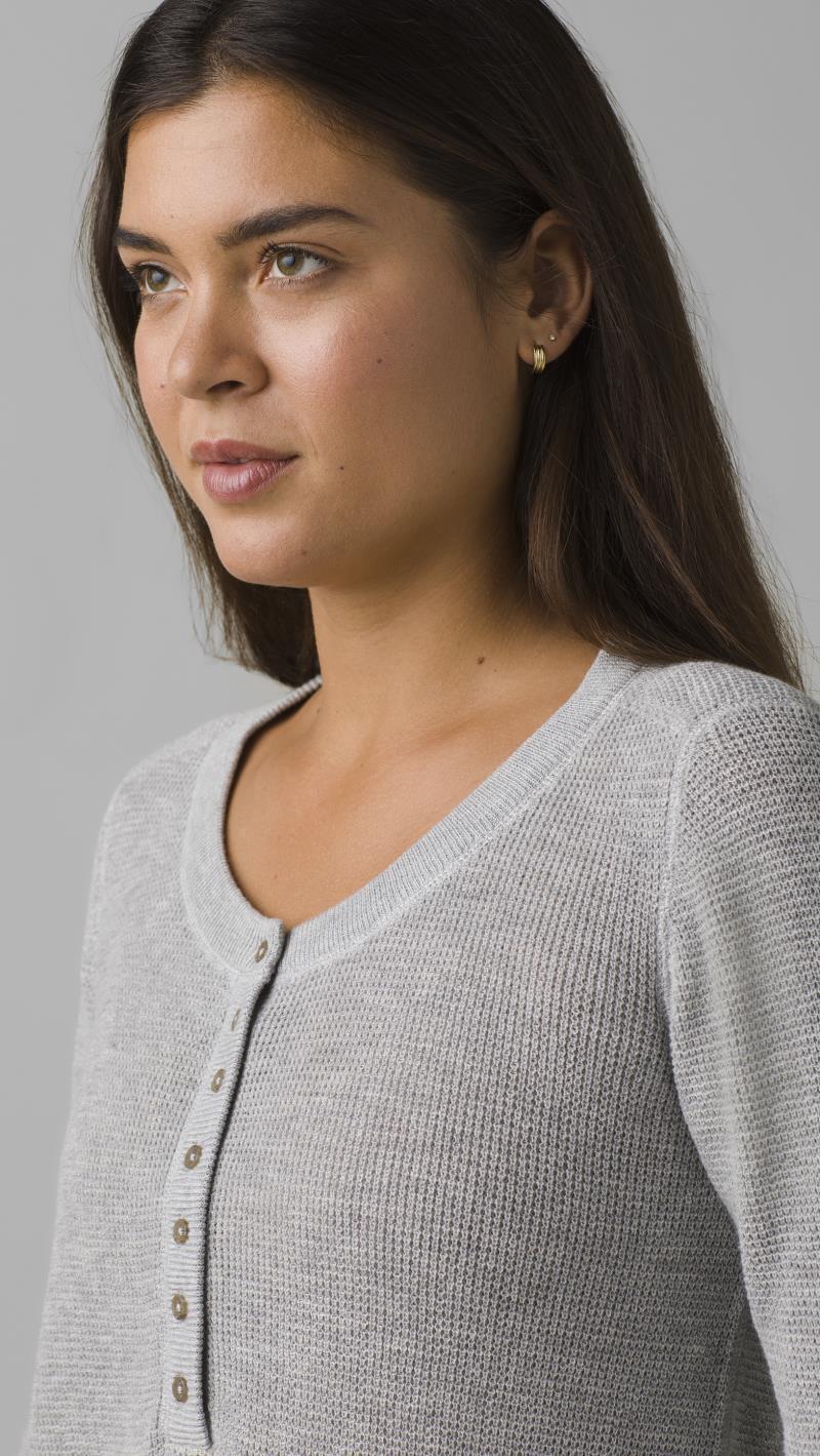 Milani Henley - Womens - Athletic Grey 4