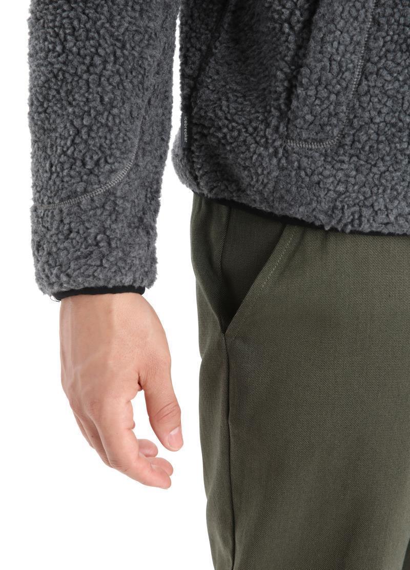RealFleece High Pile LS Half Zip - Mens - Gritstone Heather / Black 6