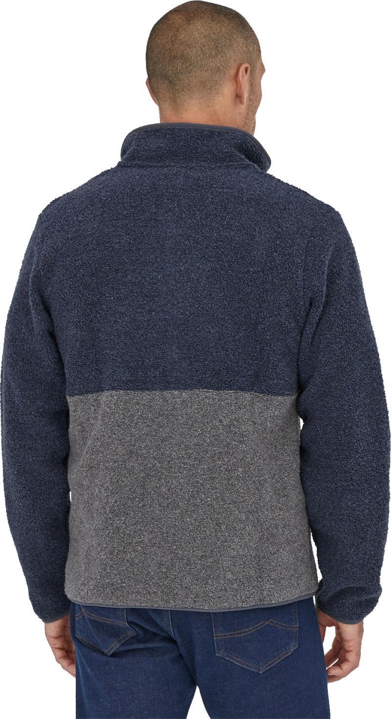 Reclaimed Fleece Pullover - Mens - Smolder Blue 3
