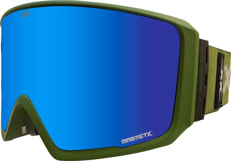 Recon Goggles - Blue Lens - Olive 1