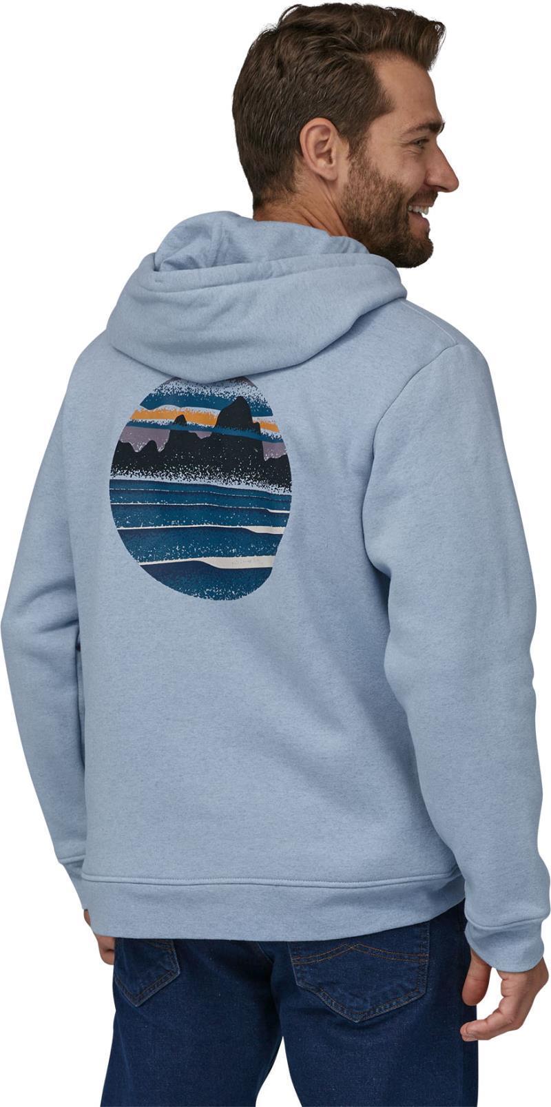 Skyline Stencil Uprisal Full Zip Hoody - Unisex - Steam Blue 5