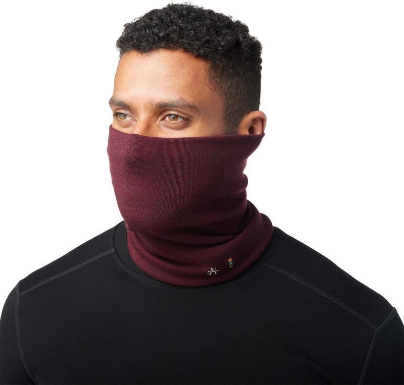 Thermal Merino (250) Neck Gaiter - Black Cherry Heather 5