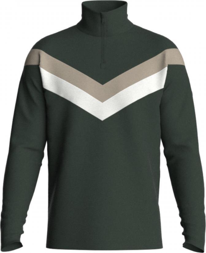 Voss Colorblock Zip Up - Mens - Olive 1