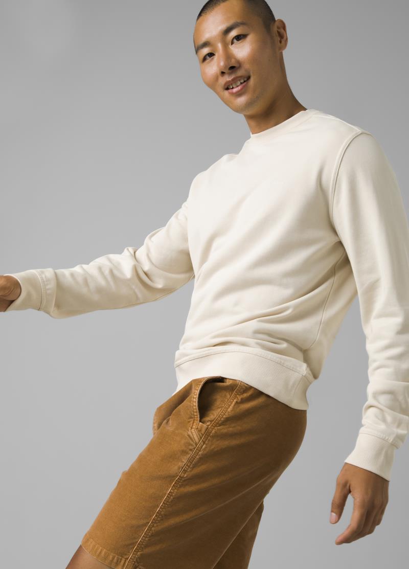 prAna Vintage Terry Crew - Standard - Mens - Canvas 4