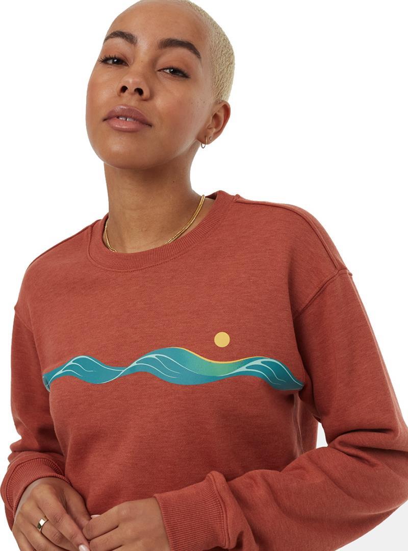 Artist Series Crew - Womens - Baked Clay / Shaded Spruce 4