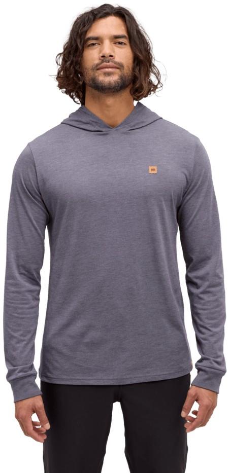 Baker Hooded LS - Mens - shadow heather 1