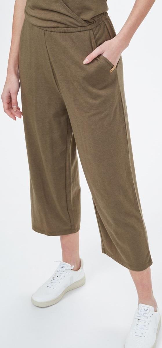 Blakely SS Knit Jumpsuit - Womens - olive night green 1