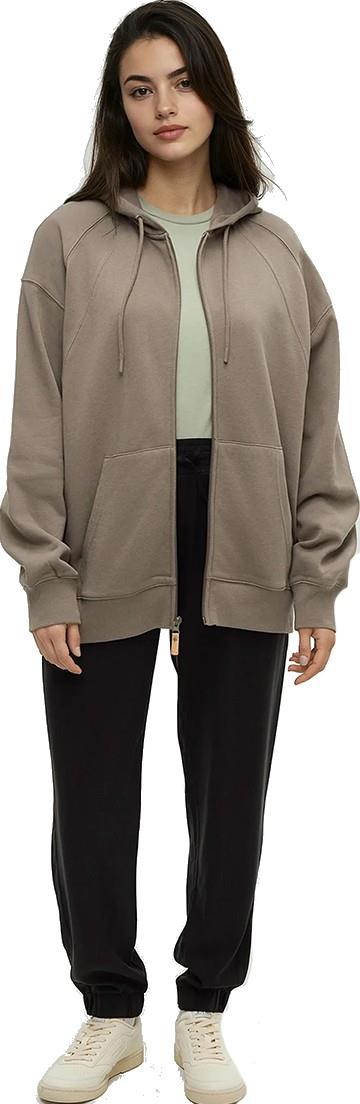Bluffs Zip Hoodie - Womens - clay 1