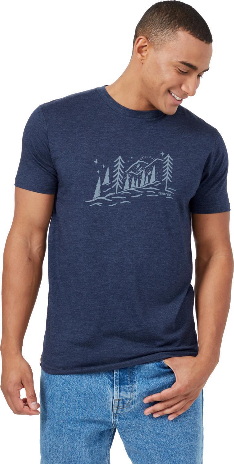 Chill Out T-Shirt - Mens - midnight blue heather 1