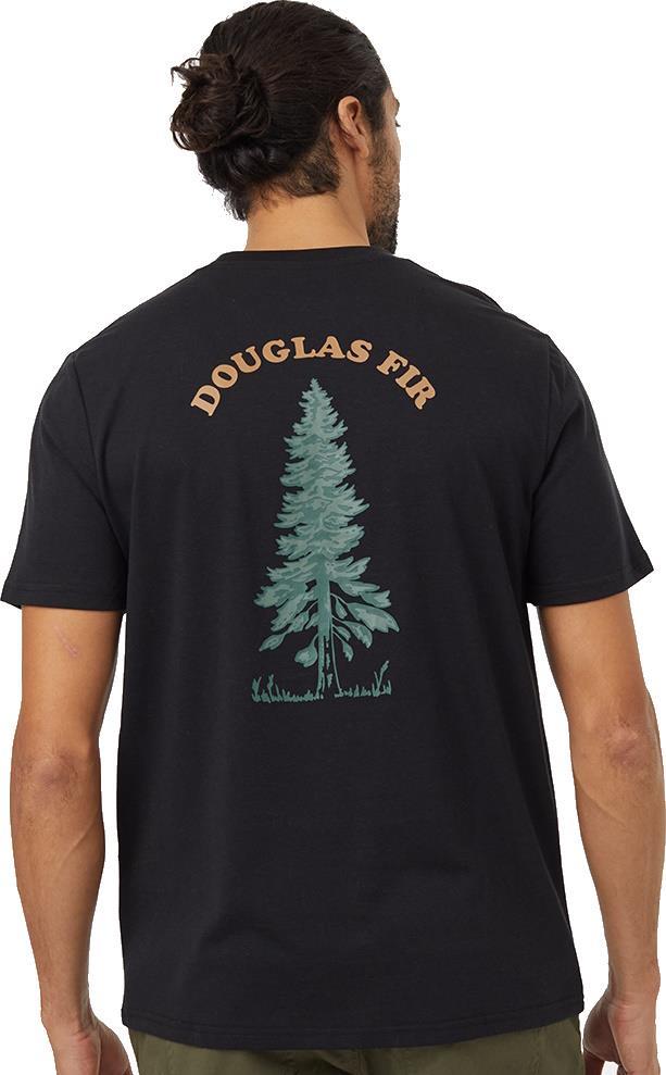 Douglas Fir T-Shirt - Mens - meteorite black / camel 1