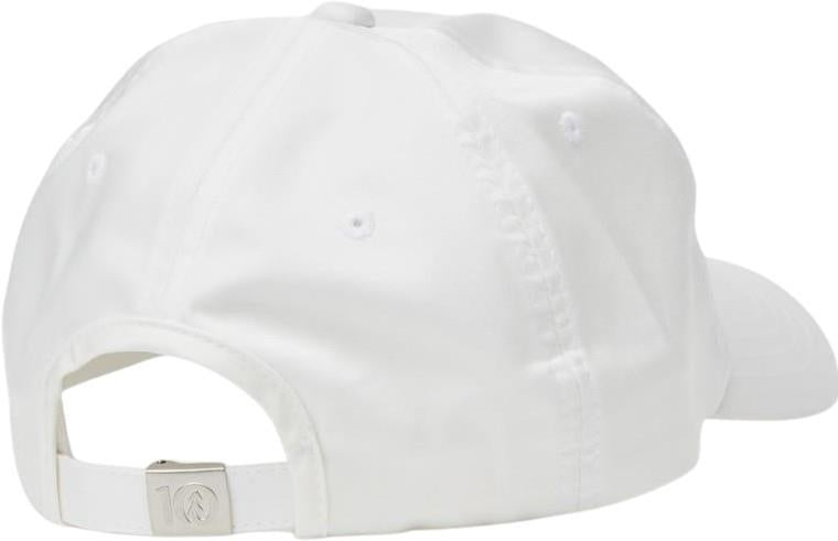 Flower Embroidery Peak Hat - Elm White 2