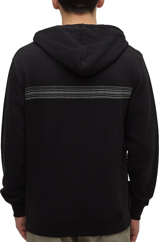 Haiti Striped Palm Zip Hoodie - Mens - meteorite black / creek stone 1