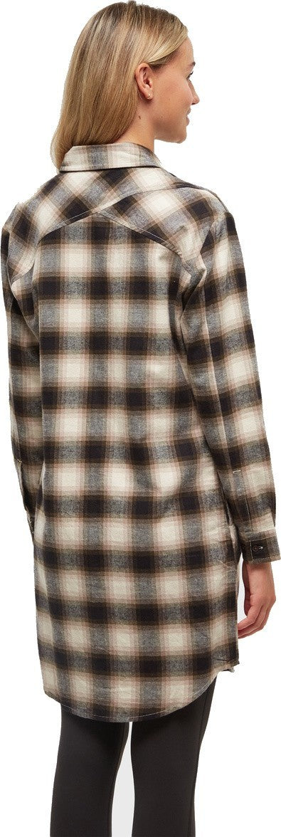 Hayden Dress - warm oak / shadow plaid 1