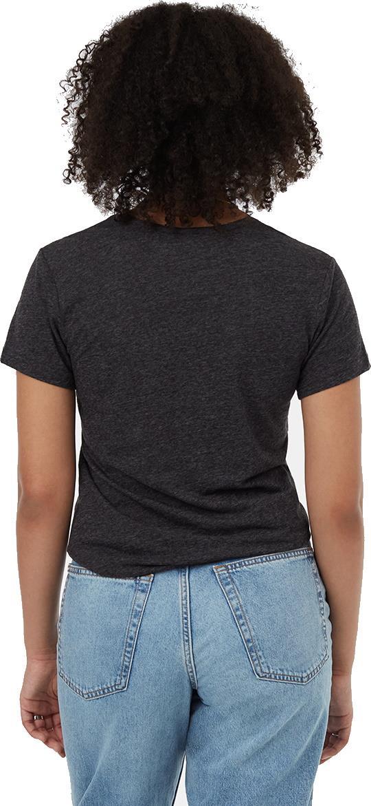 Hemp Scoop Neck T-Shirt - Womens - meteorite black heather 1