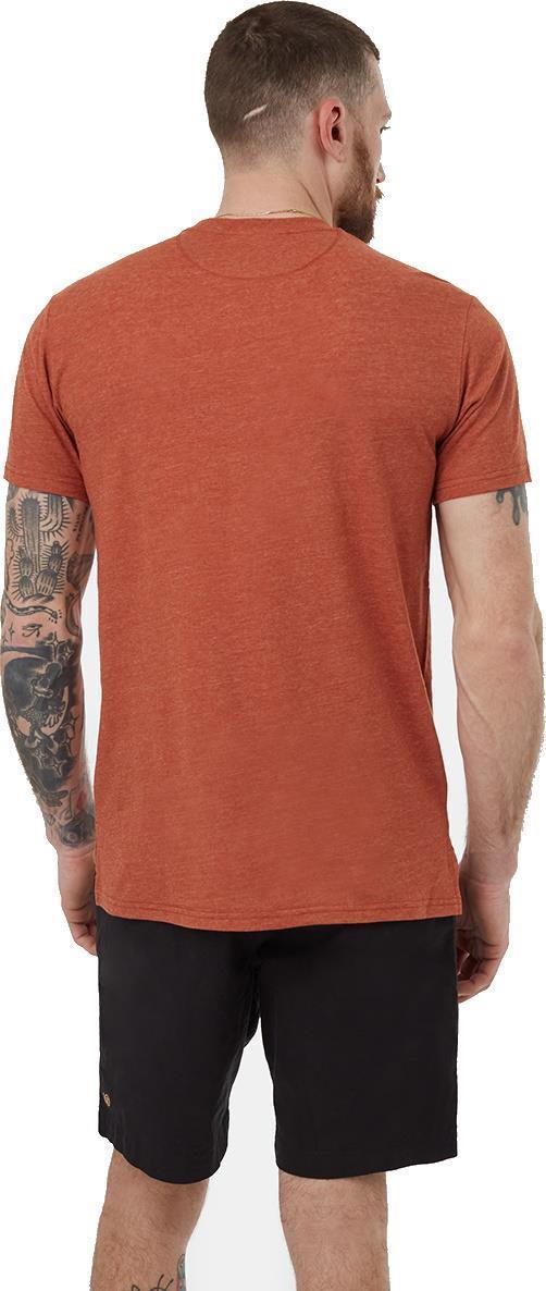 Hemp Step Hem T-Shirt - Mens - Baked Clay Heather 2