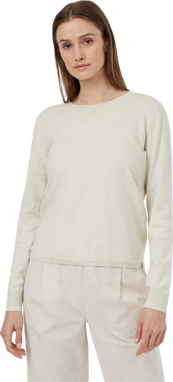 Highline Fine Gauge Sweater - Womens - vintage white heather 1