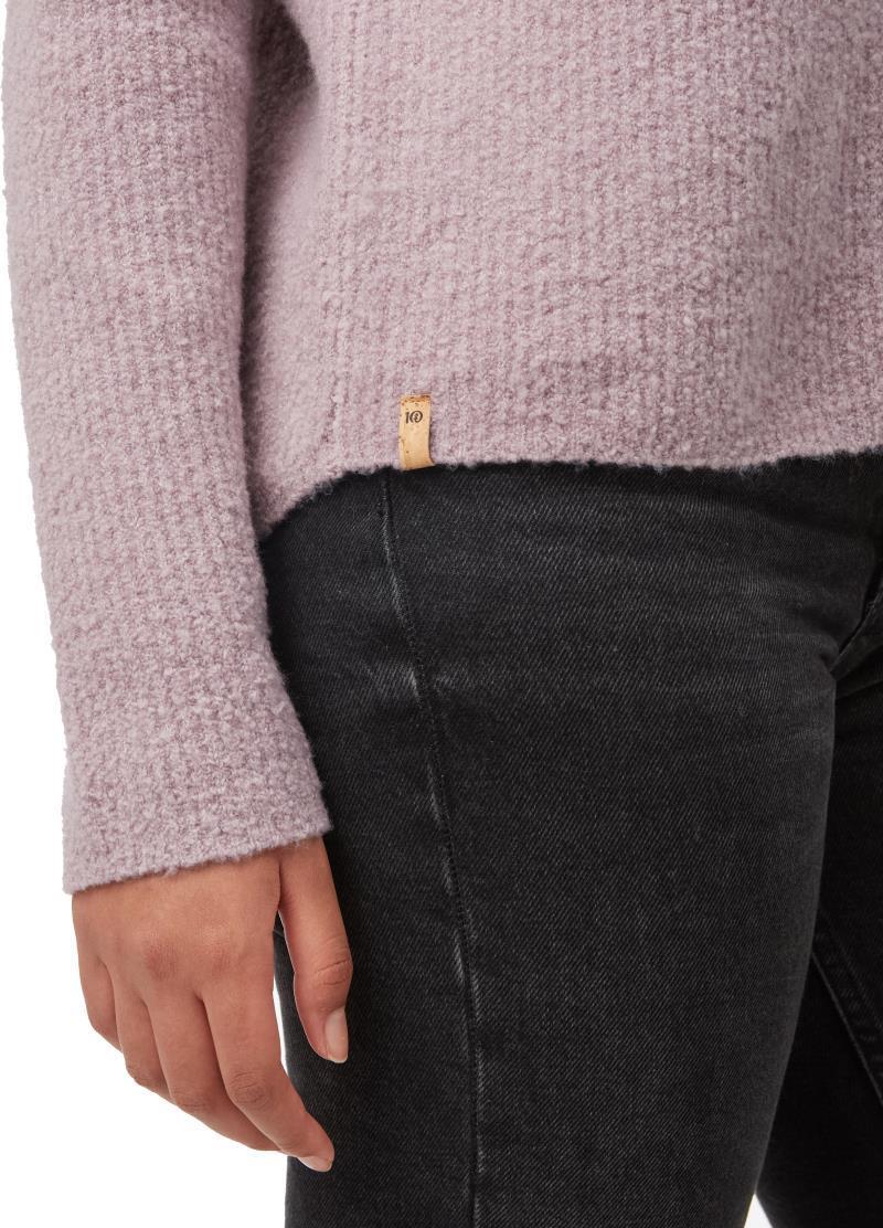 Highline Fuzzy V-Neck Sweater - Womens - lilac chalk 1