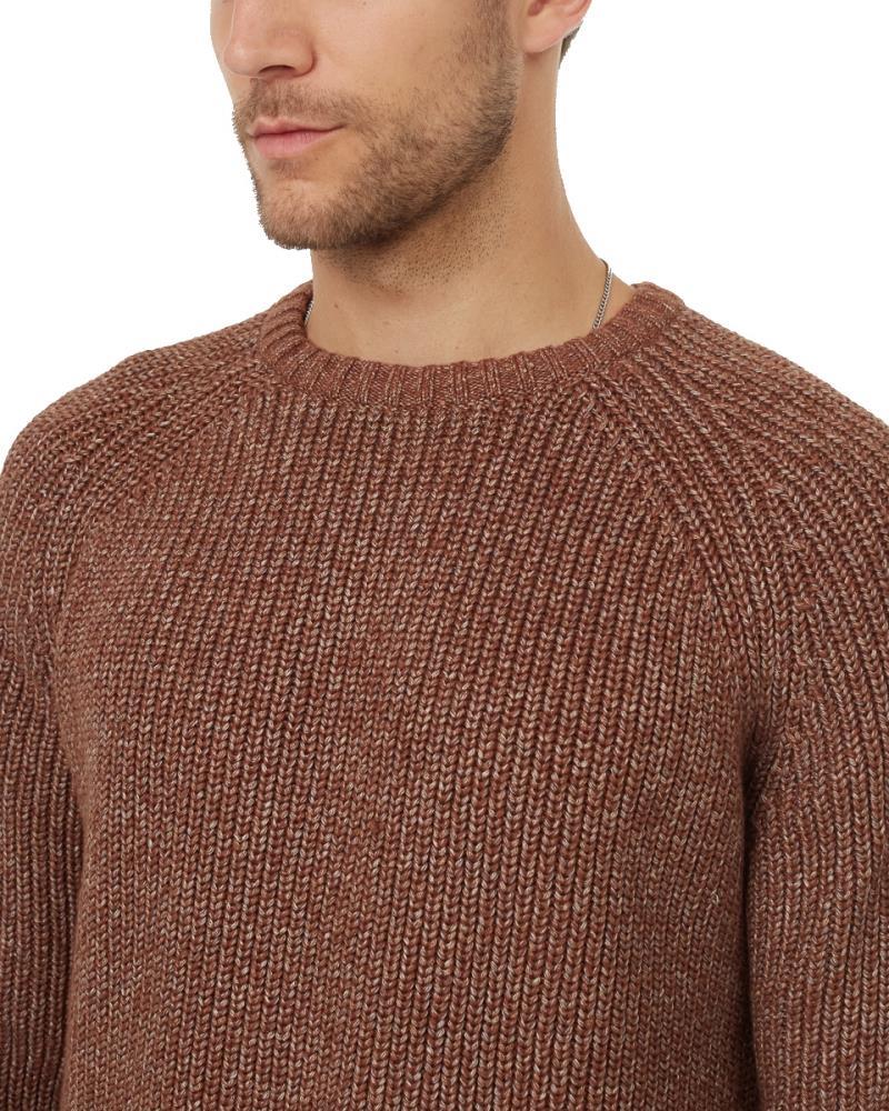 Highline Wool Crew Sweater - Mens - sepia twist 1