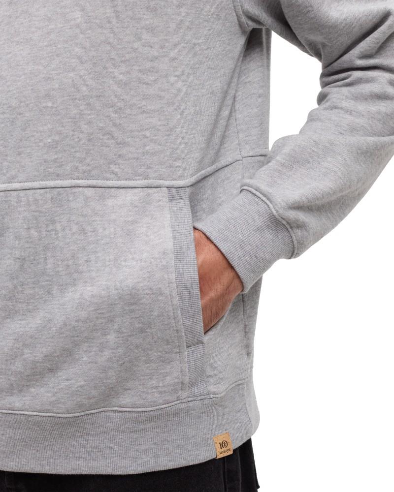 Howson 1/4 Snap - Mens - harbour grey heather 1