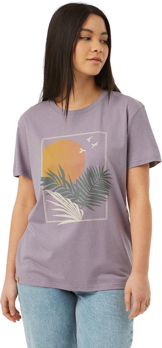 Jungle Night T-Shirt - Womens - purple ash 1