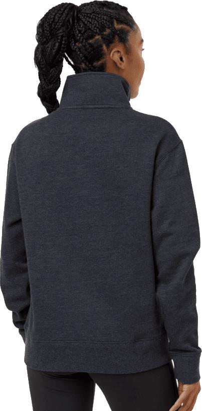 Juniper 1/4 Zip - Womens - Meteorite Black Heather / White 2