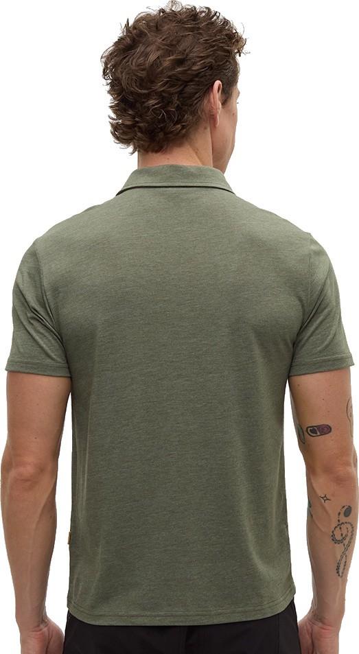 Lake Life Astir Polo - Mens - deep olive heather / snacking gull 1