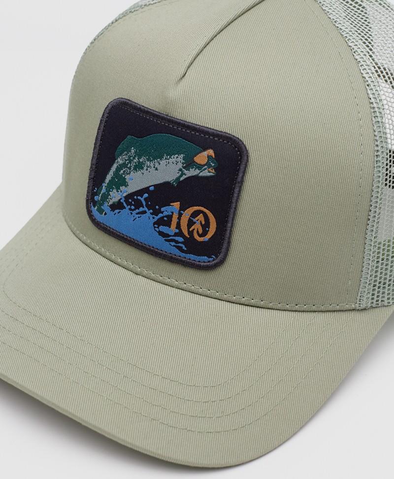 Lake Logo Altitude Hat - light moss / fish 1