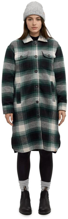Livingston Jacket - Womens - dark forest green / upland plaid 1