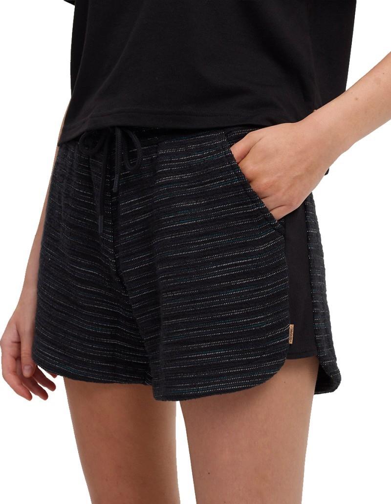 Longview Shorts - Womens - meteorite black flash stripe 1