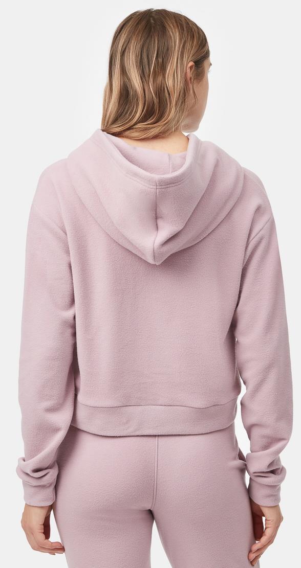 Luxe Cropped Hoodie - Womens - lilac chalk 1