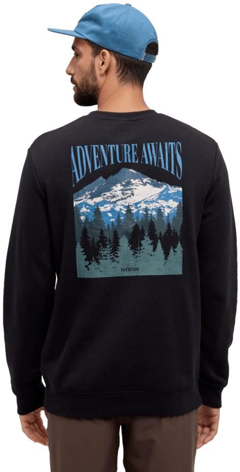 Mountain Mirror Crew - Mens - meteorite black / blue horizon 1