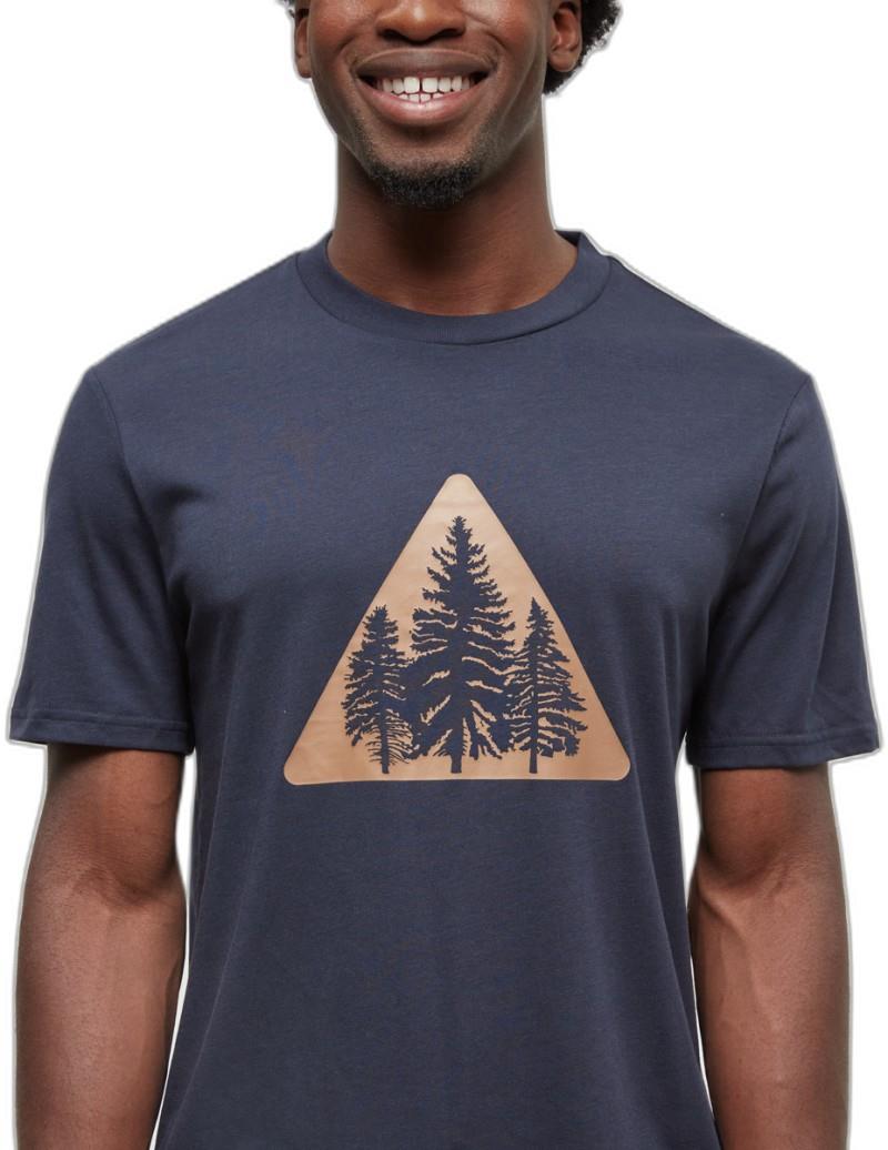 Pine Trio T-Shirt - Mens - midnight blue / camel 1