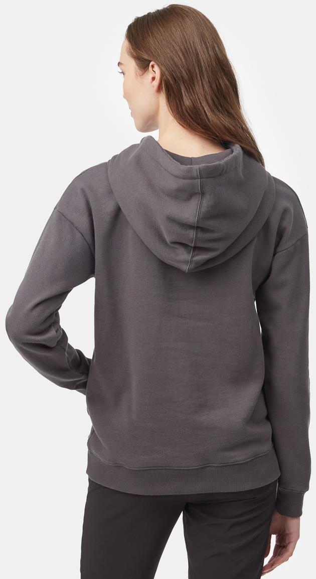Recycled Cotton Hoodie - Womens - graphite 1