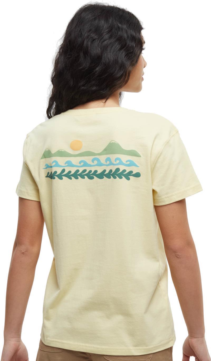 Seaforestation T-Shirt - Womens - sunray / sea blue 1