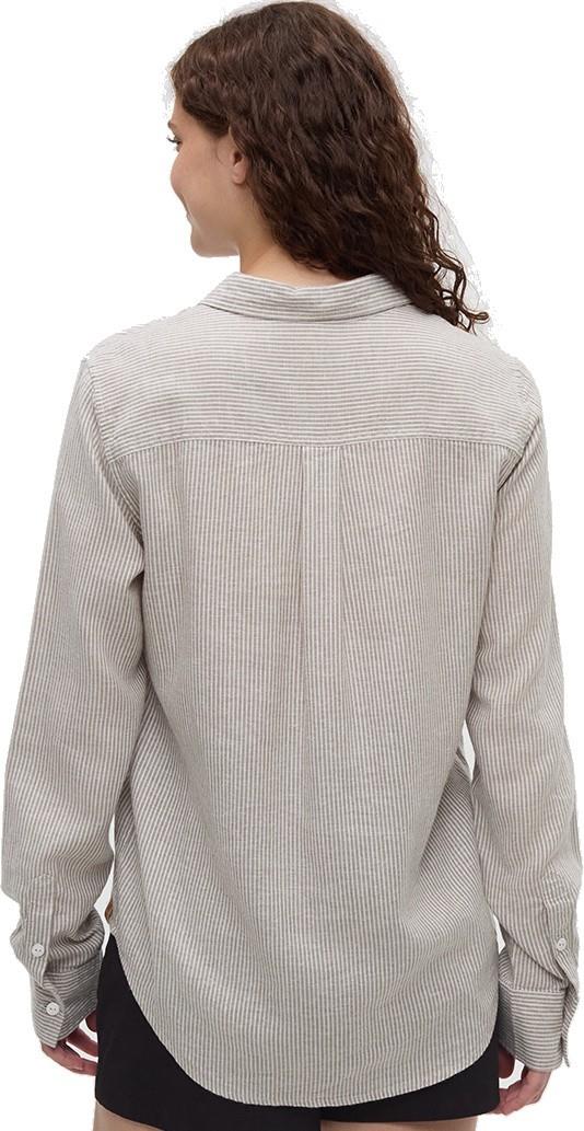 Sloan Shirt - Womens - clay / railroad stripe 1