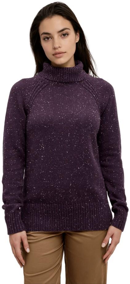 Spokane Fleck Sweater - Womens - plum royale fleck 1