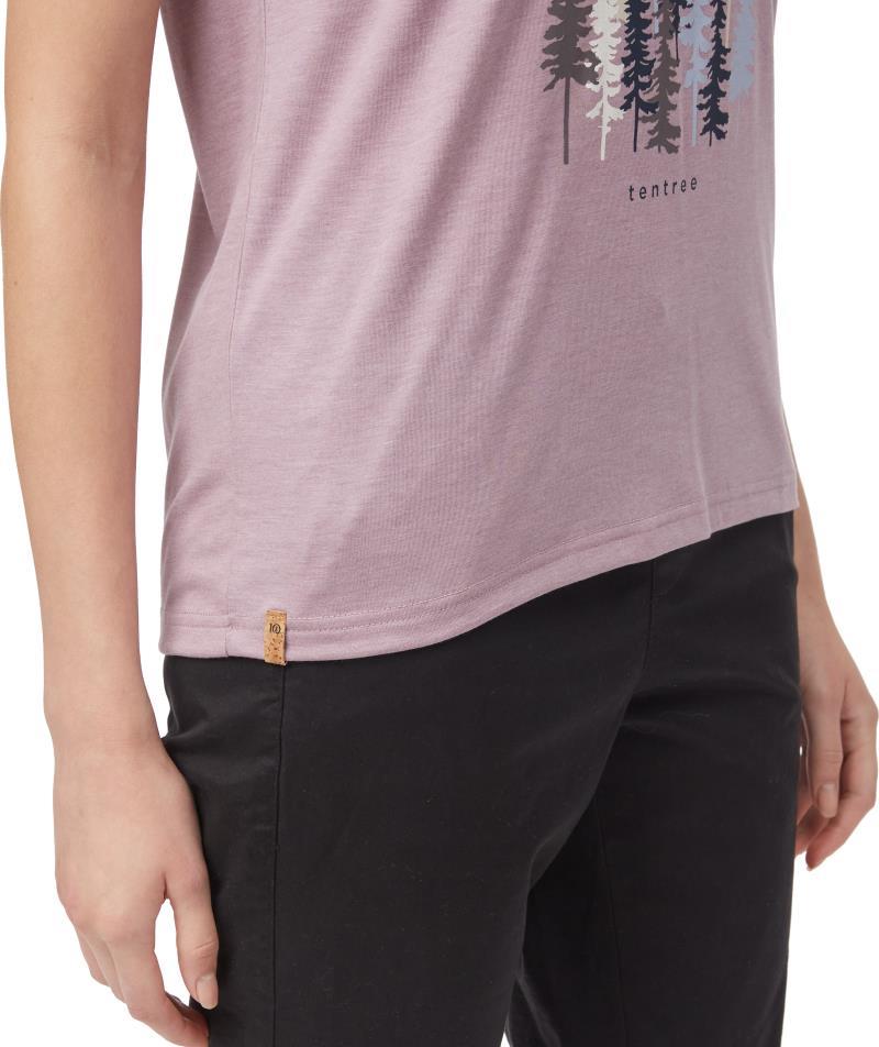 Spruced Up T-Shirt - Womens - lilac chalk heather 1