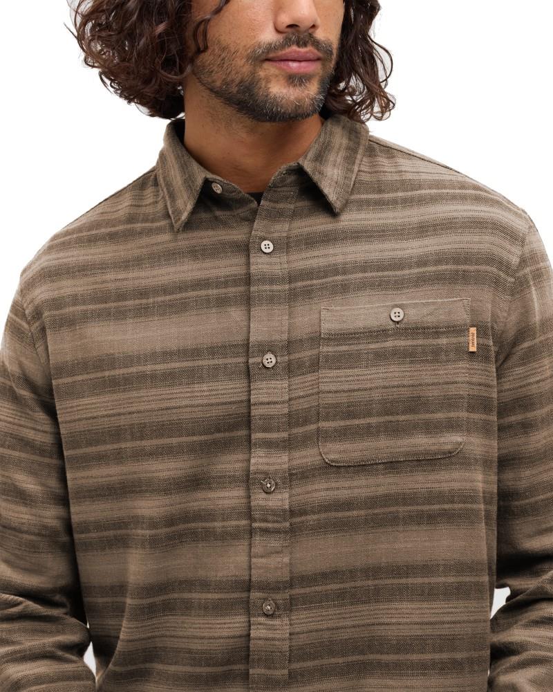 Stretch Forest Shirt - Mens - hazelnut / canyon stripe 1
