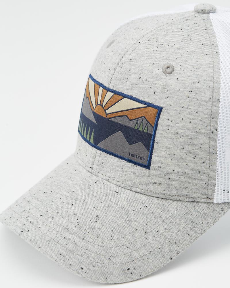 Sunrise Patch Fleck Jersey Elevation Hat - grey snow fleck 1