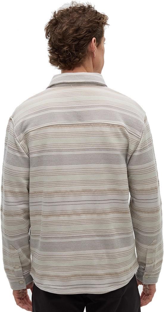 Thompson Shacket - Mens - sand stone multi stripe 1