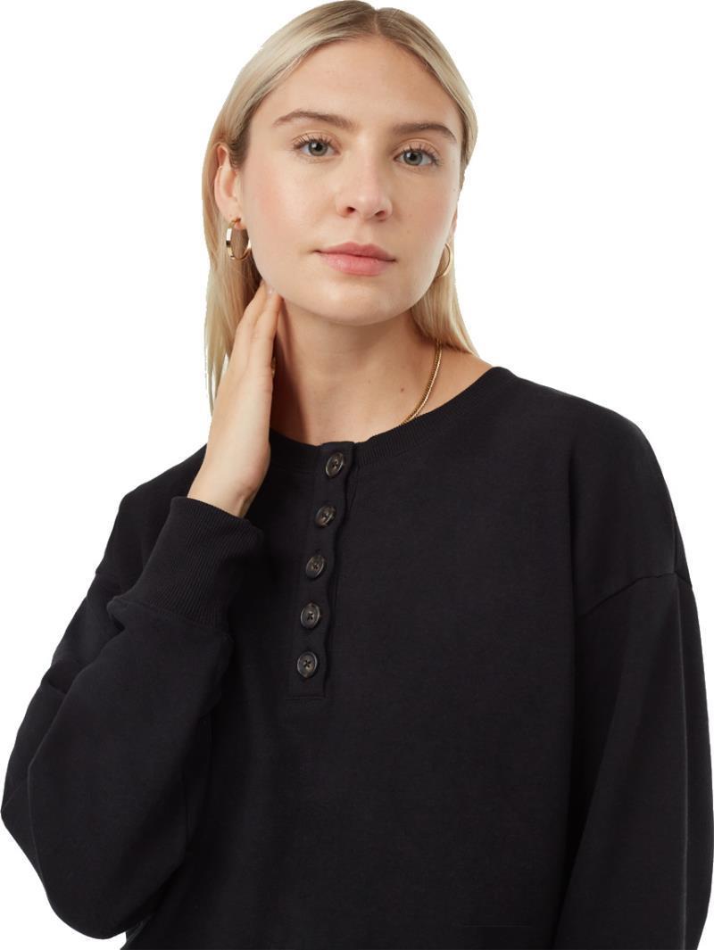 TreeTerry Henley Crew - Womens - Meteorite Black 4