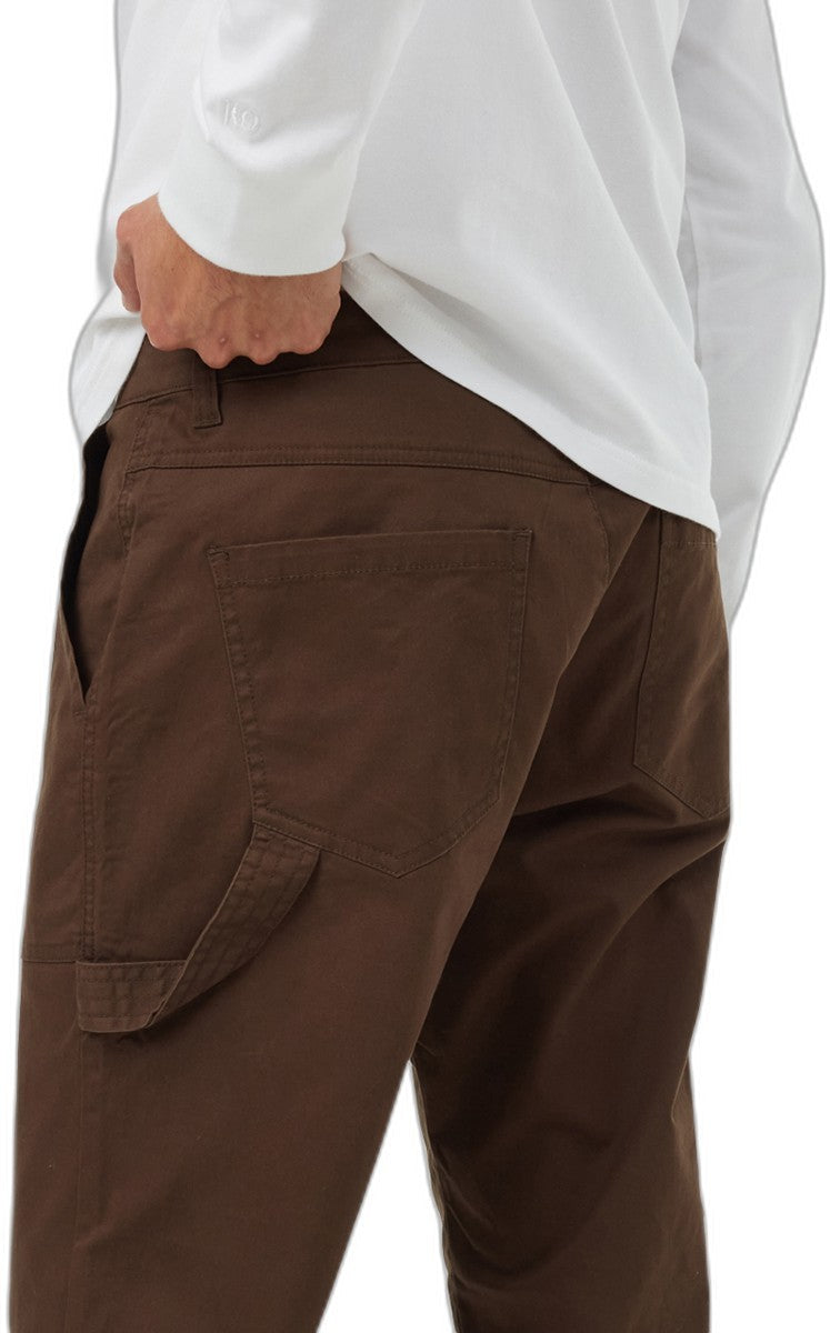 Twill Workwear Pants - Mens - slate brown 1