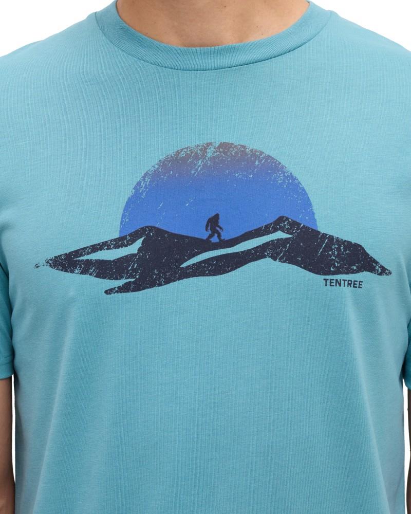 Winter Tracks T-Shirt - Mens - alpine blue / midnight blue 1