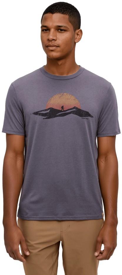 Winter Tracks T-Shirt - Mens - shadow / pale oak 1