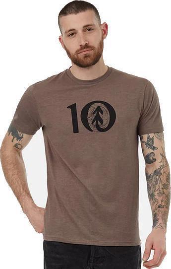 Woodgrain Ten T-Shirt - Mens - Falcon Heather / Meteorite Black 1