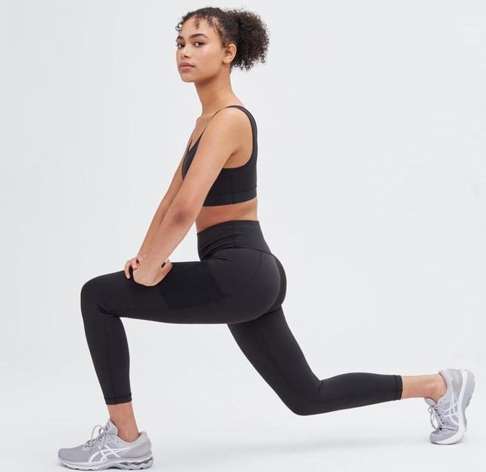 inMotion 7/8 Pocket Leggings - Womens - Meteorite Black 7