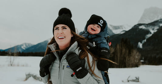 Snowshoeing with a Baby