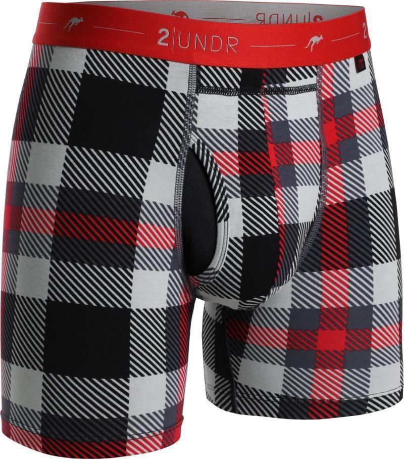 Day Shift Boxer Briefs, 6" Inseam - Print - Mens - Mac Plaid 1